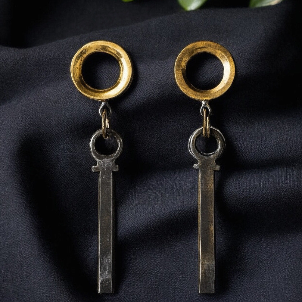 ''HIDDEN CODE'' EARRINGS