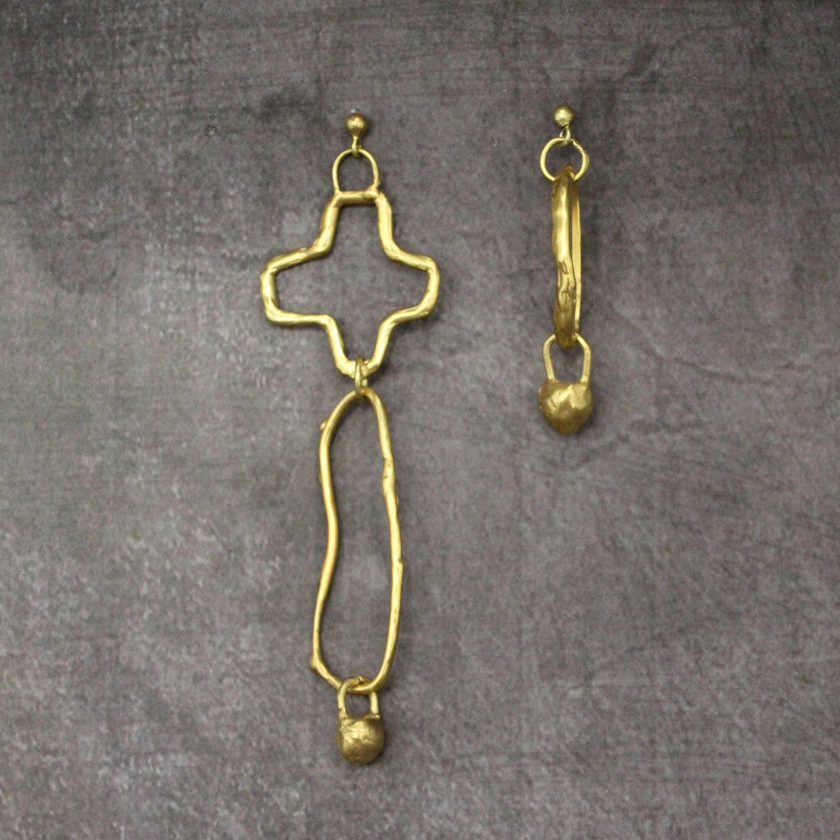 ''ASYMMETRIC HARMONY'' EARRINGS