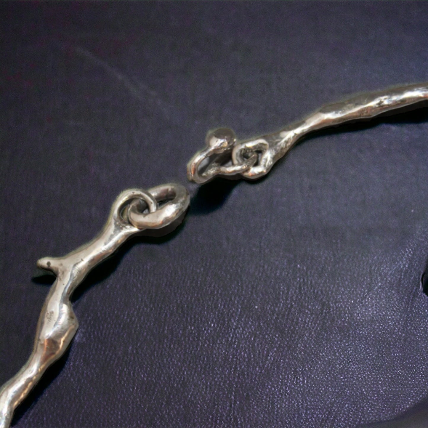 ''LIQUID SILVER'' NECKLACE