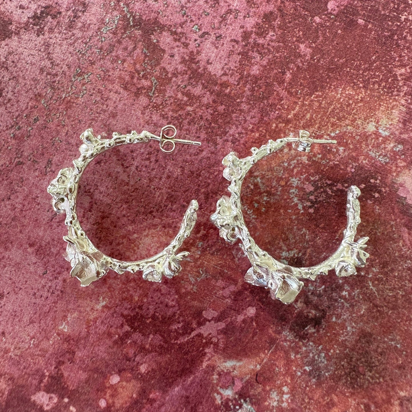 ''BLOOMING HOOPS΄΄ EARRINGS