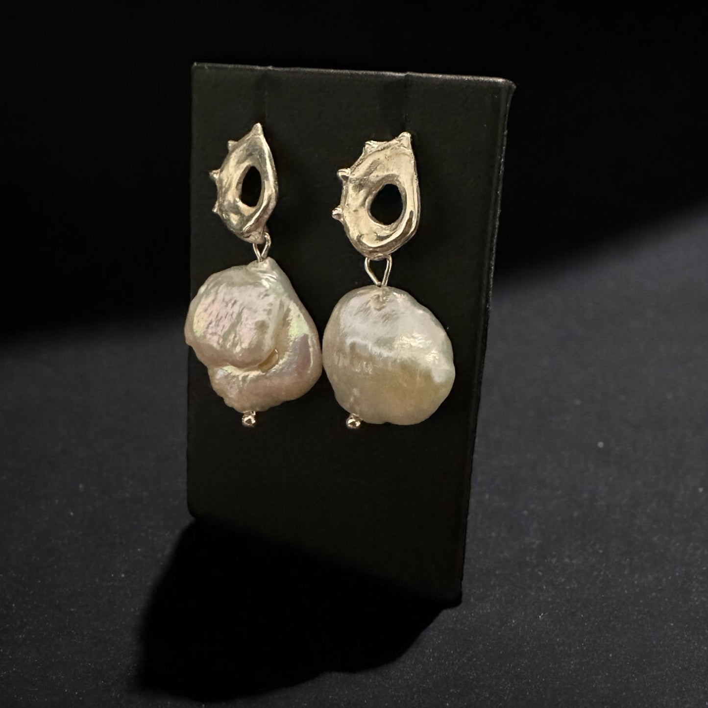 ''PEARL DROPS'' EARRINGS