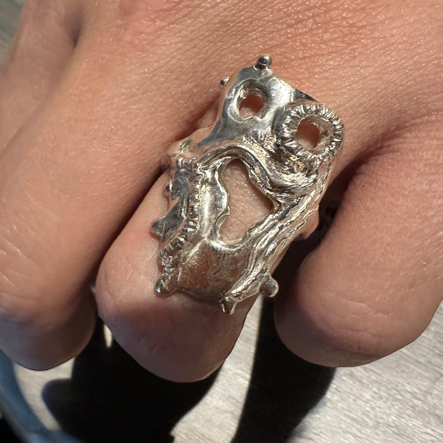 ''NOCTURNAL HEART'' RING
