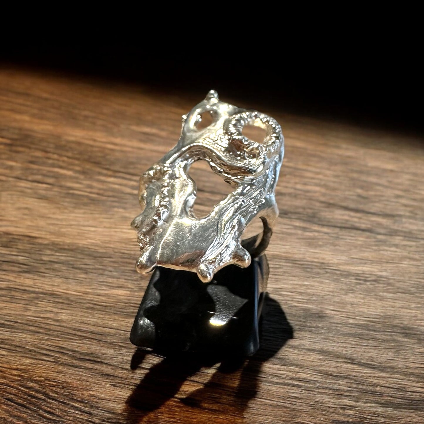 ''NOCTURNAL HEART'' RING