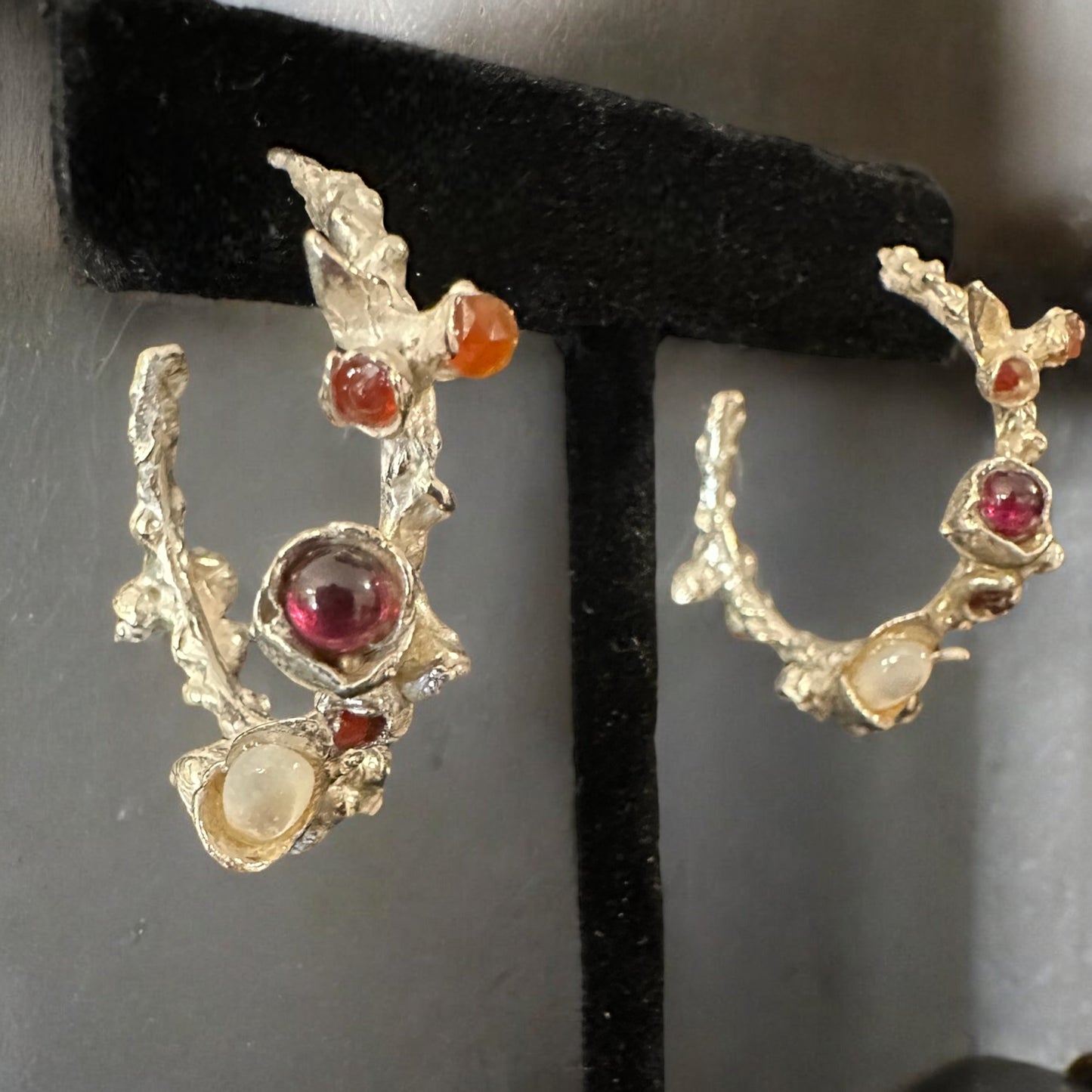 ''BLOOMING HOOPS΄΄ EARRINGS