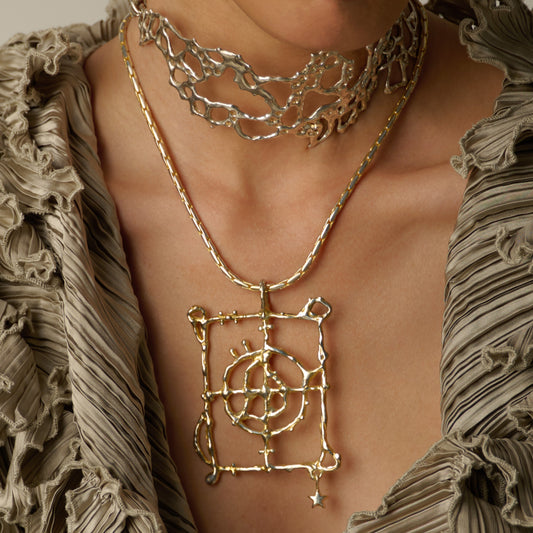 ''MYCELIUM'' NECKLACE